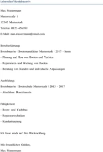 lebenslauf-bootbauerin-musterstadt-2017-heute