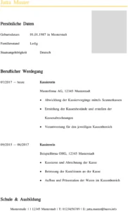 lebenslauf-vorlage-kassiererin