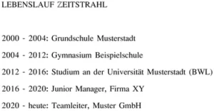 lebenslauf-zeitstrahl-ausbildung-berufserfahrung