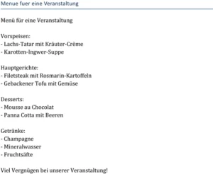 menue-fuer-eine-veranstaltung