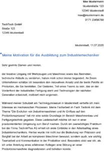 motivationsschreiben-ausbildung-industrie-mechaniker