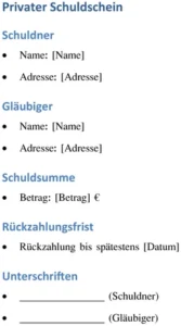 privater-schuldschein-fuer-finanzielle-klarheit