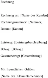 professionelle-rechnung-vorlage-fuer-kleinunternehmer
