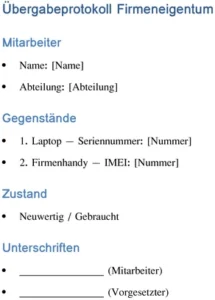 uebergabeprotokoll-firmeneigentum-unternehmensdokumentation