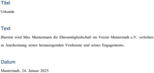 urkunde-zur-ehrenmitgliedschaft-fuer-vereine
