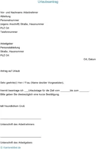 urlaubsantrag-vorlage-fuer-arbeitnehmer