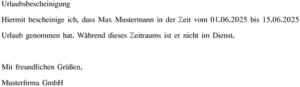 urlaubsbescheinigung-arbeitsplatz-urlaub-bestätigung-urlaub-nehmen