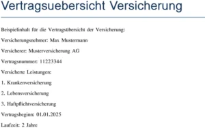 vertragliche-uebersicht-fuer-versicherungen