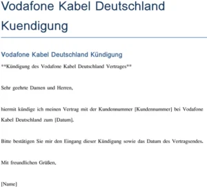 vodafone-kabel-deutschland-kuendigung-vorlage