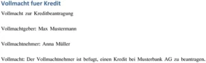 vollmacht-zur-kreditbeantragung-vorlage