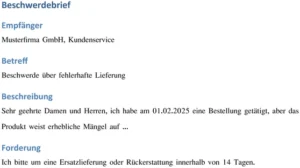 vorlage-beschwerdebrief-fehlerhafte-lieferung