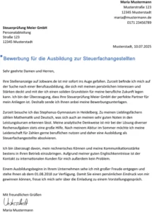 vorlage-bewerbung-ausbildung-steuerfachangestellten