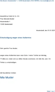 vorlage-entschuldigung-arzttermin-schule