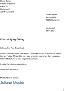 vorlage-entschuldigung-fehltag-schule
