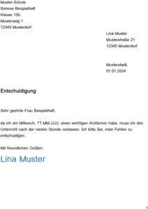 vorlage-entschuldigung-frueher-verlassen-der-schule