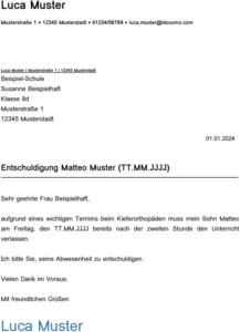 vorlage-entschuldigung-schule-termin-abwesenheit