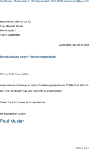 vorlage-entschuldigung-vorstellungsgespraech