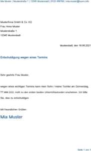 vorlage-entschuldigung-wegen-eines-termins