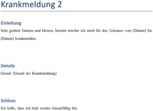 vorlage-fuer-krankmeldung-professionelle-mitteilung-bei-abwesenheit