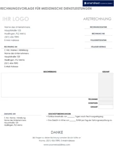 vorlage-fuer-medizinische-dienstleistungen-rechnung-gestalten