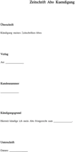 vorlage-kuendigung-zeitschrift-abonnement