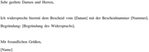 widerspruch-gegen-bescheid-vorlage