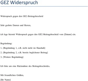 widerspruch-gegen-gez-beitragsbescheid-einlegen-vorlage