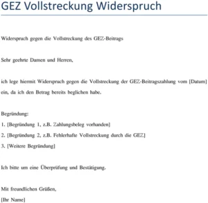 widerspruch-gegen-gez-vollstreckung-vorlage