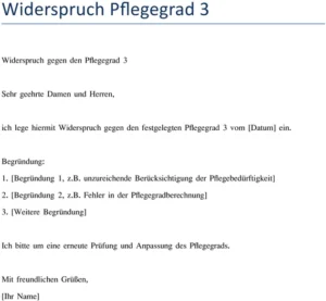 widerspruch-pflegegrad-3