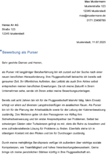 word-bewerbungsvorlage-purser-mit-berufserfahrung