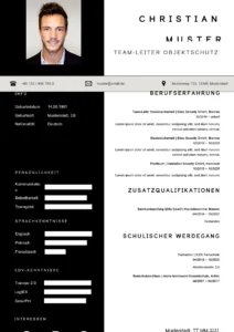 word-lebenslauf-vorlage-fuer-sicherheitsmanagement