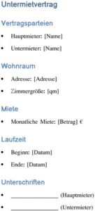 word-untermietvertrag-vorlage-fuer-privatpersonen