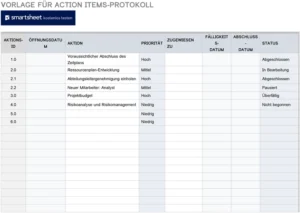 word-vorlage-fuer-action-items-protokoll-im-projektmanagement