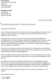 word-vorlage-fuer-empfehlungsschreiben-personalreferenz