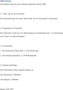 word-vorlage-fuer-gbr-vertrag-zur-gruendung-einer-gesellschaft-buerglichen-rechts