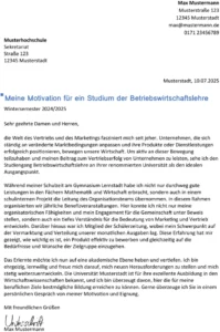 word-vorlage-fuer-motivationsschreiben-betriebswirtschaftslehre