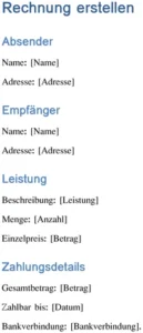 word-vorlage-fuer-rechnungen-erstellen