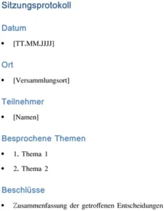 word-vorlage-fuer-sitzungsprotokolle-zur-effizienten-dokumentation