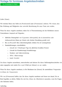 word-vorlage-informelles-angebots­schreiben-gestalten
