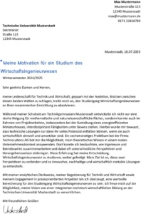word-vorlage-motivationsschreiben-wirtschaftsingenieurwesen