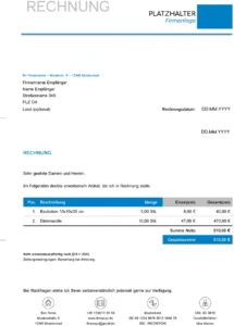 word-vorlage-rechnung-kleinunternehmer-professionell-erstellen