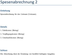 word-vorlage-spesenabrechnung-fuer-berufliche-ausgaben